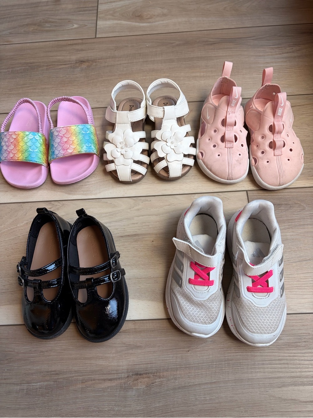 Size 8 Toddler Girl Shoe Bundle
